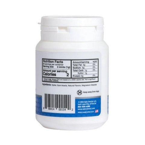 Epic Dental, Xylitol Mints Sugar-Free Cinnamon, 180 Count Epic Dental
