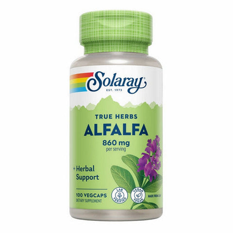 Solaray, Alfalfa, 430 Mg, 100 Veg Caps Solaray