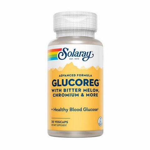 Solaray, GlucoReg Bitter Melon Formula, 30 Caps Solaray