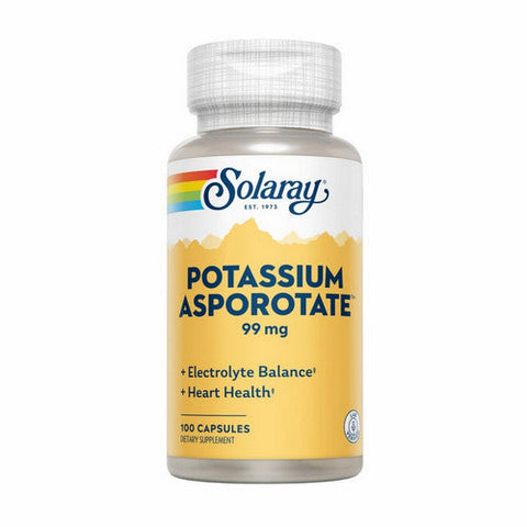 Solaray, Potassium Asporotate, 99 Mg, 100 Caps Solaray