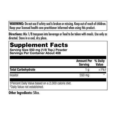 Kal, Inositol Powder, 550 mg, 4 oz Kal