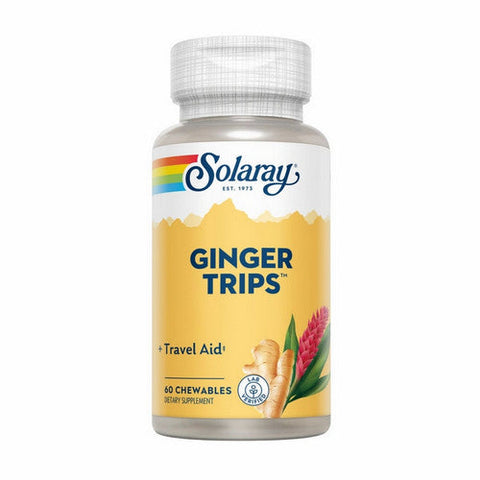 Solaray, Ginger Trips, 60 Gummies Solaray