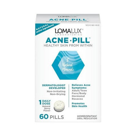 Loma Lux, Acne Pill Chewable Quick Dissolve, 60 Count