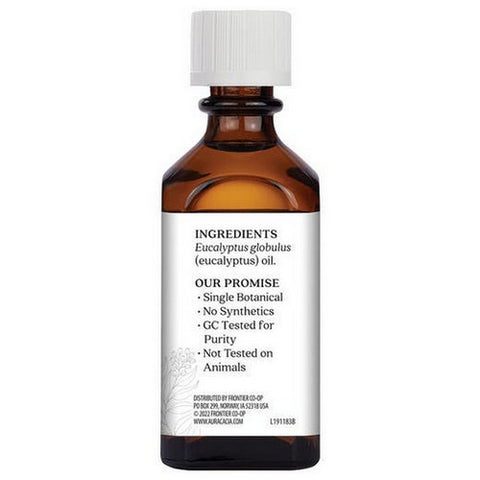 Aura Cacia, 100% Pure Essential Oil Eucalyptus, 2 Oz Aura Cacia