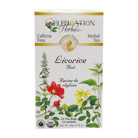 Celebration Herbals, Organic Licorice Root Tea, 24 Bags Celebration Herbals
