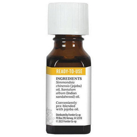 Aura Cacia, Indian Sandalwood Jojoba Essential Oil, 0.5 Oz Aura Cacia