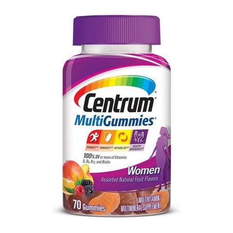 Centrum, Multigummies Women Natural Cherry, Berry & Apple, 70 Each Centrum