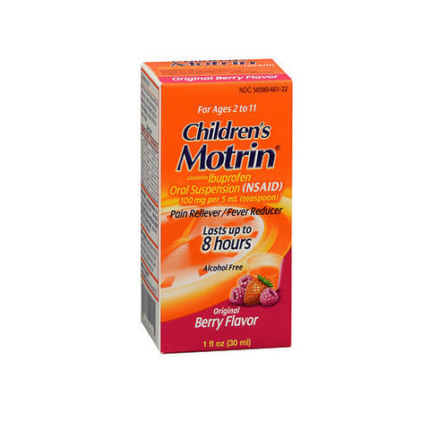 Motrin, Children's Ibuprofen Pain Reliever - Fever Reducer Oral Suspension, 1 Oz Motrin