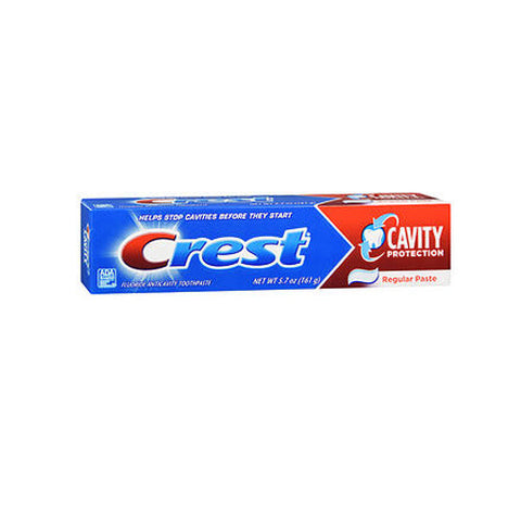 Crest, Cavity Protection Fluoride Anticavity Toothpaste Regular, 5.7 Oz