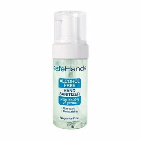 Safehands, Alcohol-Free Hand Sanitizer BZK (Benzalkonium Chloride) Foaming Bottle SHC-1.75-24, 1.75 Oz Safehands