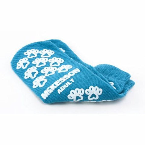 Slipper Socks Unisex Adult One Size Fits Most Double Tread 40-3828-001 Count of 48 by McKesson