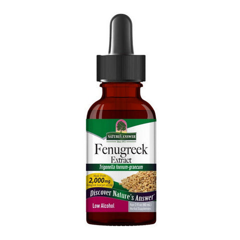 Nature's Answer, Fenugreek Extract Seed Low Alcohol, 2000 Mg, 2 Oz Nature's Answer