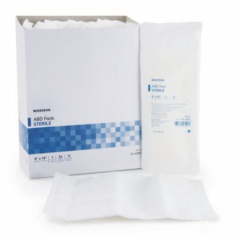 McKesson, Abdominal Pad 8 X 10 Inch Sterile 16-4254, 1 Pack McKesson