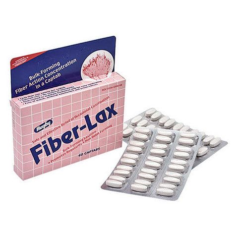 Rugby, Fiber-Lax Polycarbo, 650 Mg, 60 Caps Rugby