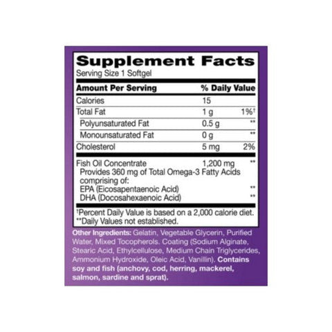 21st Century, Fish Oil, 1200 mg, 90 Count 21st Century