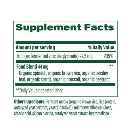 MegaFood, Zinc, 60 Tabs MegaFood