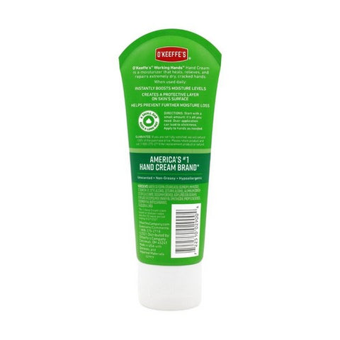 O'Keeffe's, Working Hands Hand Cream Unscented, 3 Oz