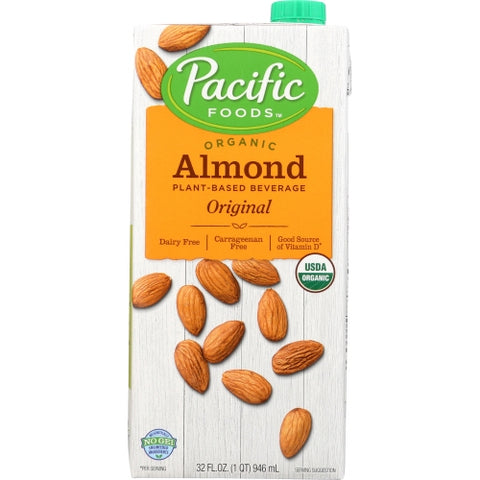 Bev Drk Almnd Orgnl Gf Df Case of 12 X 32 Oz by Pacific Foods