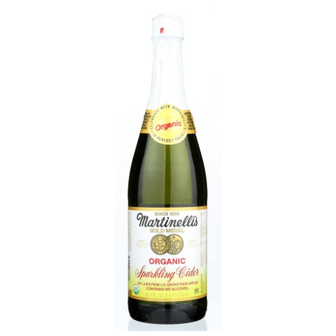 Juice Sprklng Cider Org Case of 12 X 25.4 Oz by Martinellis