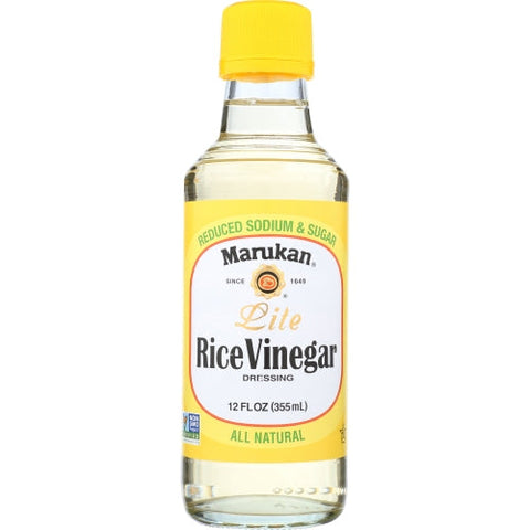 Marukan, Lite Seasoned Gourmet Rice Vinegar, 12 Oz(Case Of 6) Marukan