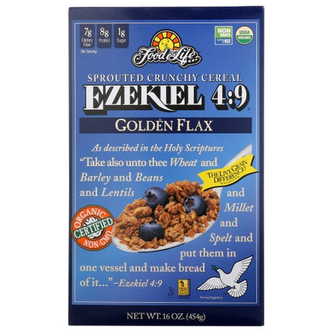 Food For Life, Cereal Ezkl Golden Flax Org, 16 Oz(Case Of 6) Food For Life