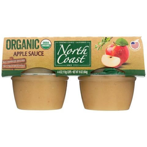Applesauce 4Pk Org Case of 12 X 16 Oz by North Coast