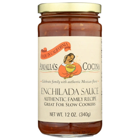 Sauce Enchilada Case of 12 X 12 Oz by Amalias Cocina