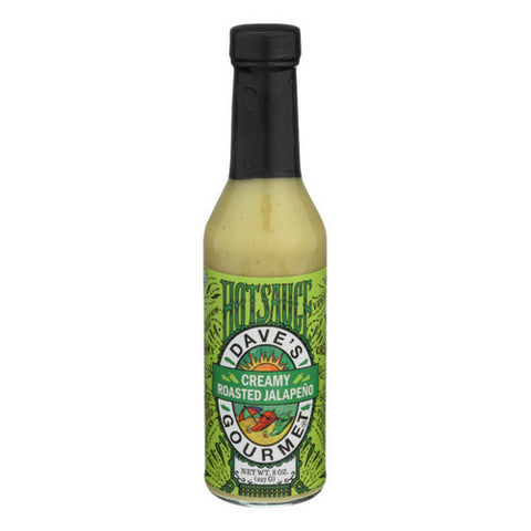 Hot Sauce  Creamy Roasted Jalapeno Case of 6 X 8 Oz by Daves Gourmet