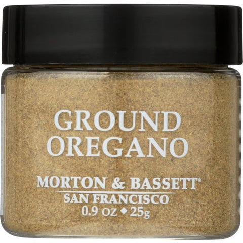 Morton & Bassett, Seasoning Oregano Ground, 0.9 Oz(Case Of 3) Morton & Bassett