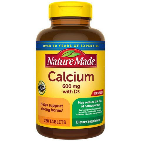 Calcium Plus D3 220 Tabs by Nature Made