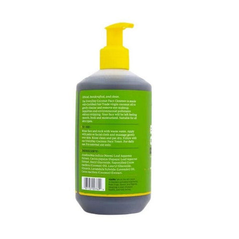 Alaffia, Everyday Coconut Face Cleanser, 12 Oz