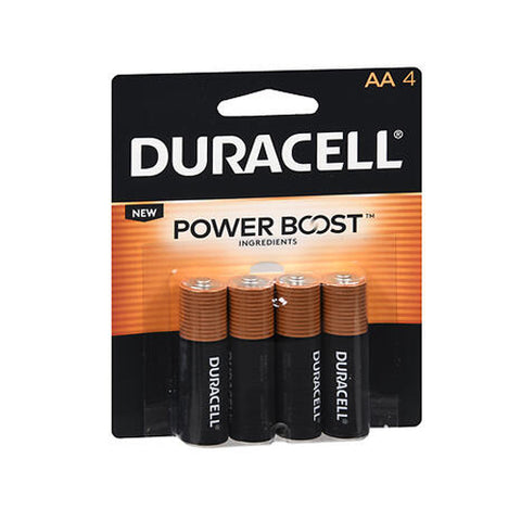 Duracell, Power Boost Alkaline Batteries Aa, 4 Count Duracell