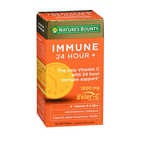 Nature's Bounty, Immune 24 Hour+ Vitamin C, 1000 Mg, 50 Softgels Nature's Bounty