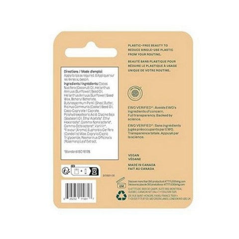 Attitude, Lip Balm Coconut, 0.3 Oz Attitude