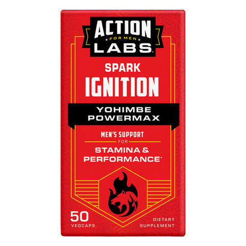 Action Labs, Yohimbe Powermax 2000 Spark Ignition, 50 Veg Caps Action Labs