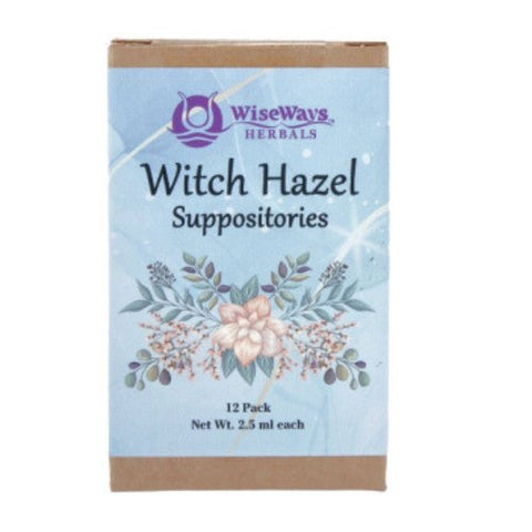 Wise Ways Herbals, Witch Hazel Suppositories, 12 Count Wise Ways Herbals