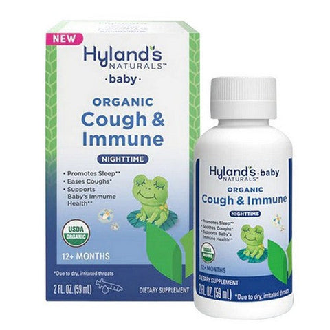 Hylands, Baby Organic Cough Syrup And Immune Support Nightime, 2 Oz Hylands
