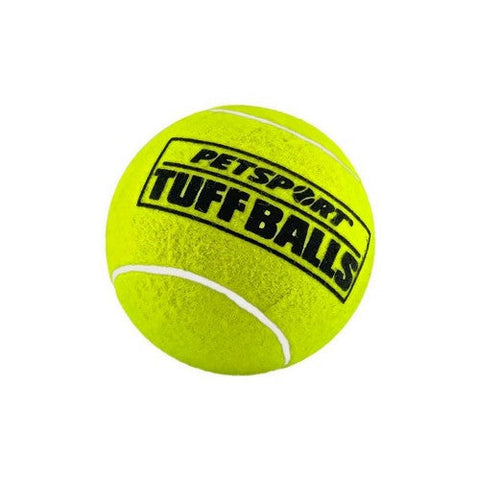 Petsport USA, Tuff Ball Dog toy Yellow, 1.8 Inches (Case Of 12) Petsport USA