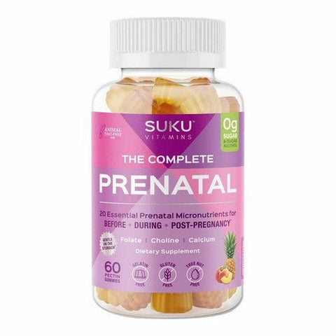 The Complete Prenatal 60 Gummies by SUKU Vitamins