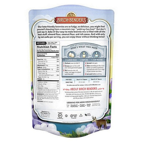 Birch Benders, Keto Ultimate Fudge Brownie, 10.8 Oz(Case Of 6) Birch Benders