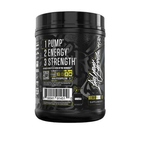 Ryse Supplements, Godzilla Pre-Workout Passion Pineapple, 790 Grams