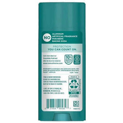 Tom's Of Maine, Cucumber Aloe Deodorant, 3.25 Oz Tom's Of Maine