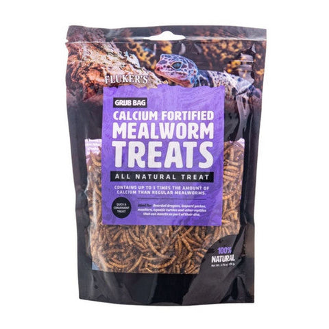 Fluker's, Grub Bag Mealworm Calcium Fortified Treats, 1 Count / 3.75 Oz Fluker's