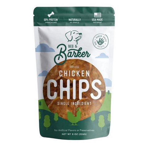 Beg and Barker, Beg & Barker Whole Chicken Chips Dog Treats, 8 Ounces Beg and Barker