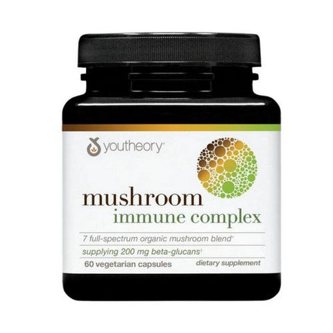 Youtheory, Mushroom Immune Complex, 60 Vegcaps Youtheory