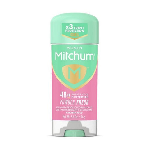 Mitchum Women Advanced Anti Perspirant And Deodorant Gel Powder Fresh 3.4 Oz by Mitchum