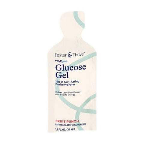 Foster And Thrive, Trueplus Glucose Gel Fruit Punch, 1.1 Oz Foster And Thrive