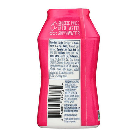 Clear Theory, Water Booster Watermelon Berry, 1.62 Oz (Case Of 12) Clear Theory