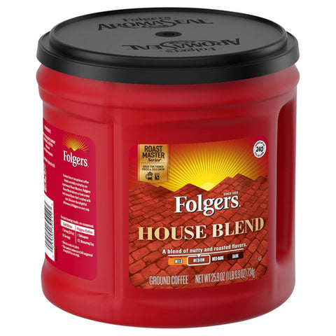 Medium Ground House Blend Coffee 25.9 Oz (Case Of 6) by Folgers