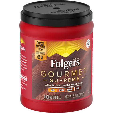 Gourmet Supreme Ground Coffee 9.6 Oz (Case Of 6) by Folgers